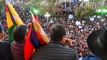 Arce, después de que las tropas se retiraran de Palacio Quemado.