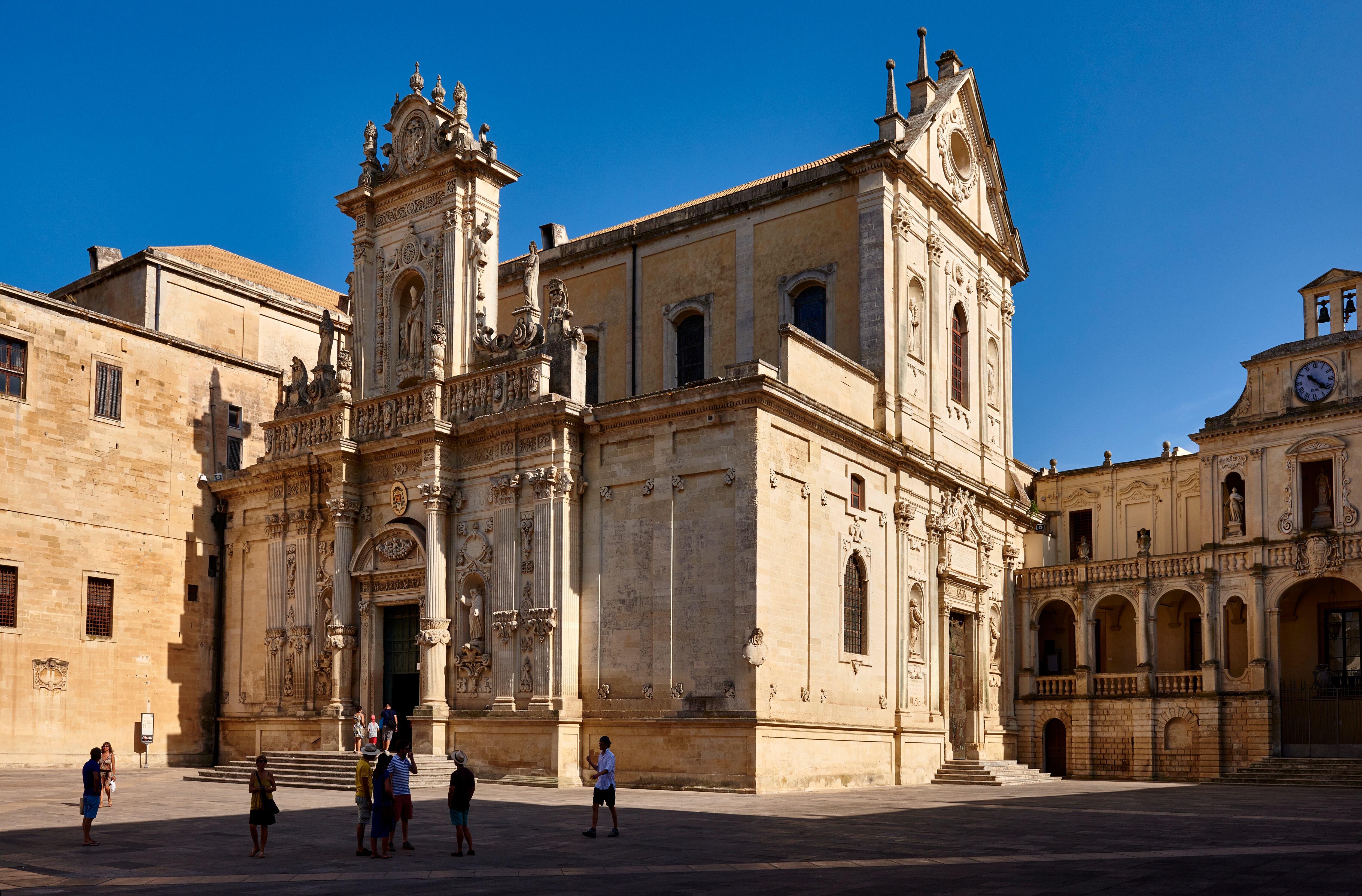 La catedral de Lecce, en la región italiana de Apulia.