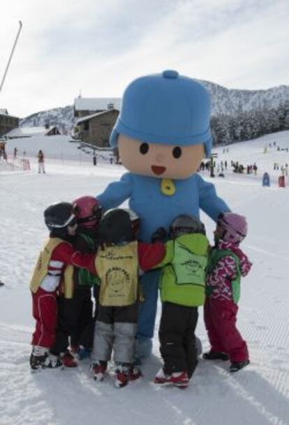 Pocoyó será profesor infantil en la estación de Vallnord (Andorra).