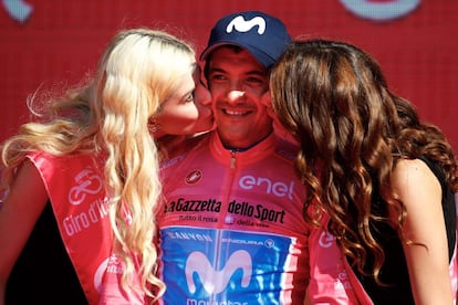 El corredor de Tulcán, de 26 años y cuarto clasificado en la última edición, hizo historia tras acabar el Giro con dos victorias de etapa, en la cuarta y en la decimocuarta, y un paseo triunfal en Verona.