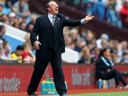 Rafa Ben&iacute;tez, el s&aacute;bado contra el Aston Villa.