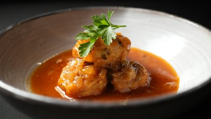 Chiretas del restaurante L'usuella (Huesca), en una imagen cedida por el establecimiento.