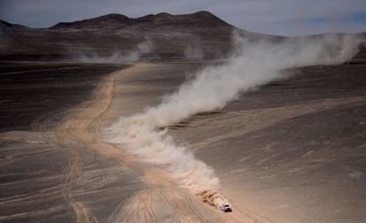 Imagen del paso del rally por Chile en enero de 2015.