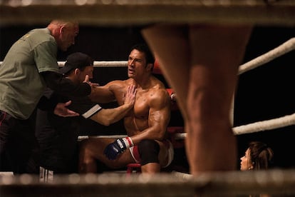 Una imagen de 'The Smashing Machine', protagonizada por Dwayne Johnson.