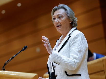 La senadora popular Luisa Fernanda Rudi, presidenta de la Comisión General de las Comunidades Autónomas.