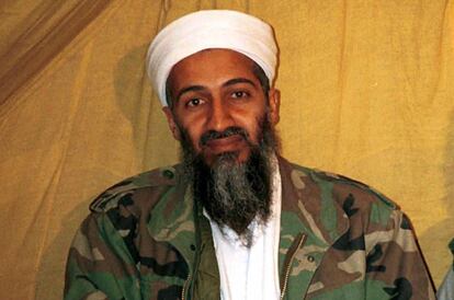 Foto sin fechar de Bin Laden en Afganistán.