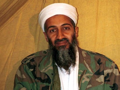 Foto sin fechar de Bin Laden en Afganistán.