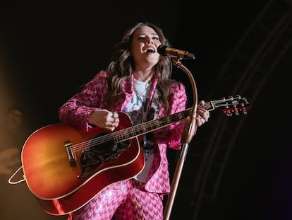 Joy Huerta en Monterrey, Nuevo León, el 21 de febrero de 2025.