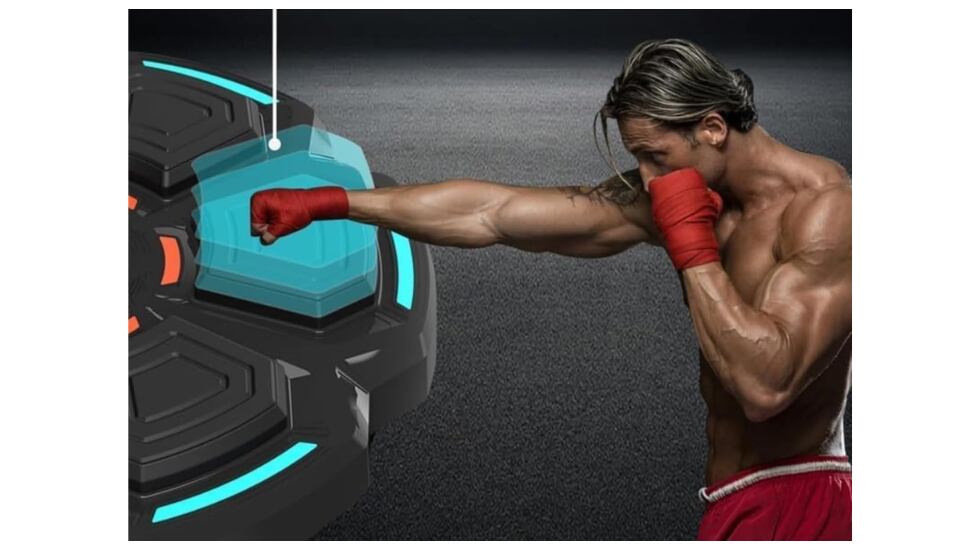 Máquina de boxeo de pared.