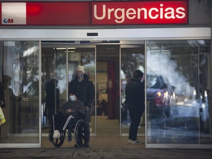 El acceso a las urgencias de traumatología del Hospital de La Paz. 