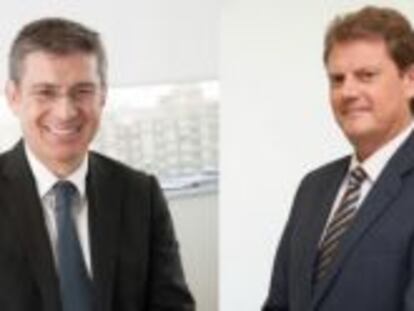 Miguel Jurado y Vicente Mohedano, nuevos presidente y director general de FCC Construcci&oacute;n, respectivamente.
