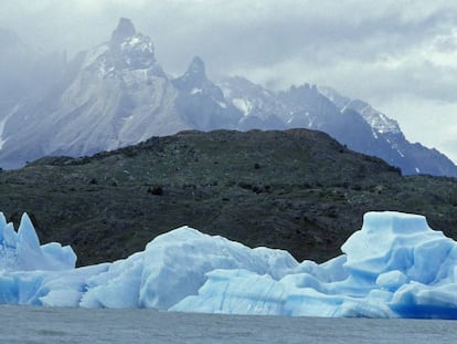 Glaciares en Chile.  