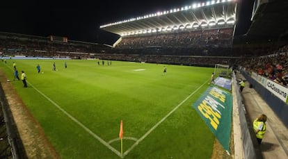 Vista general del Estadio de El Sadar, en Pamplona. 