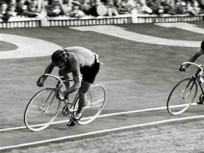 Ciclistas en los Juegos de Londres 1948.