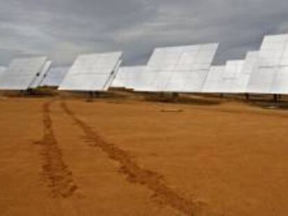 Vista de una planta solar en España. EFE/Archivo