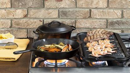 plancha de cocina, Lodge Reversible Pro Grid
