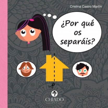 Lola vive feliz con su mamá y su papá en casa. Un día que viene de pasarlo bien en el campo con uno de sus amigos y sus papás, se encuentra a sus padres tristes. Cena rápido y le cuentan que se van a separar. Lola no entiende por qué y surgen preguntas. Durante la semana hace las mismas cosas de siempre con su mamá y los fines de semana se lo pasa muy bien con su papá pero los echa de menos y ella quiere que todo vuelva a ser como antes. Con el tiempo la desazón mejora y sus padres le siguen asegurando que siempre estarán con ella y la seguirán queriendo. "¿Por qué os separáis" de Cristina Castro Martín narra la separación de un matrimonio y como ésta afecta en la hija. Con paciencia y cariño lo va superando a medida que pasa el tiempo hasta que llega a la aceptación. Un libro útil para ayudar a comprender a los pequeños la ruptura matrimonial.