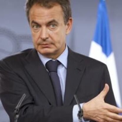 El presidente del Gobierno, José Luis Rodríguez Zapatero