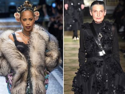 Desfile de Dolce&Gabbana y de Simone Rocha.