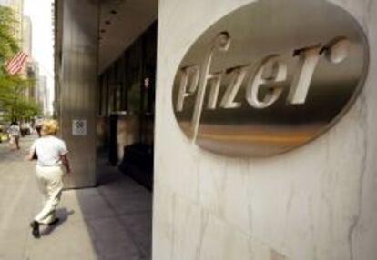 Sede de Pfizer en Nueva York