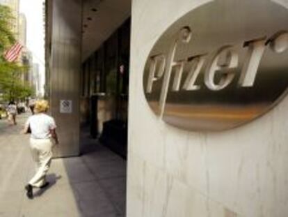 Sede de Pfizer en Nueva York