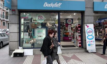 Una tienda de la cadena Body Bell en la calle Alcal&aacute; de Madrid