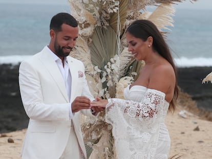 Boda de Anabel Pantoja y Omar Sánchez en La Graciosa (Las Palmas).