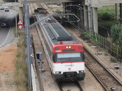 Un tren de Cercanías. 