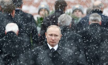 Vlad&iacute;mir Putin, en Mosc&uacute;, el pasado mes de febrero. 
