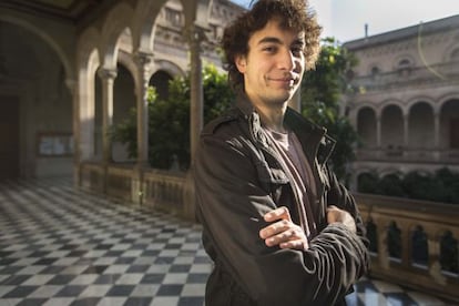 Pau Sabaté a la Universitat de Barcelona.