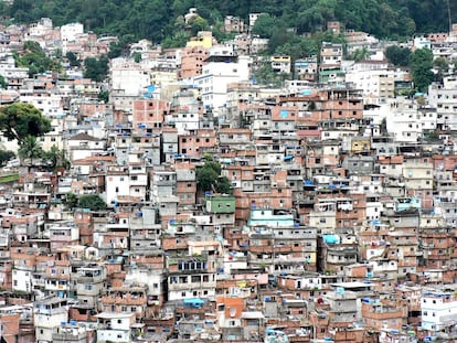 Slums en Rio de Janeiro, Brasil