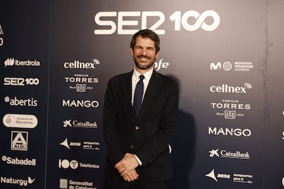  Ernest Urtasun, ministro de Cultura, en la alfombra antes de la gala.