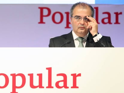 El expresidente del Banco Popular Ángel Ron.