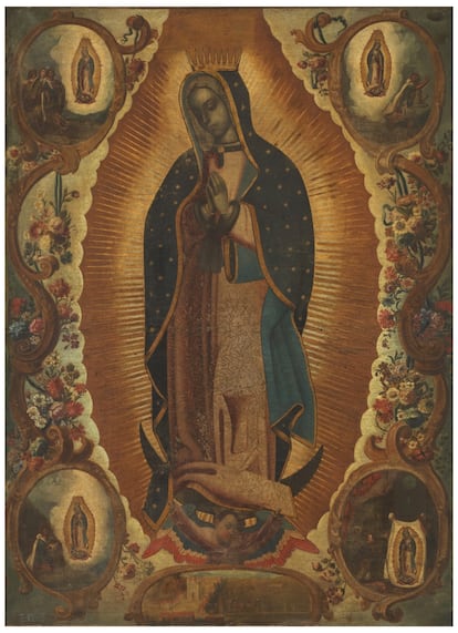 'La Virgen de Guadalupe' (hacia 1700), óleo anónimo perteneciente a la colección del Museo del Prado.