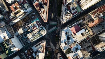 Vista aérea de Buenos Aires.