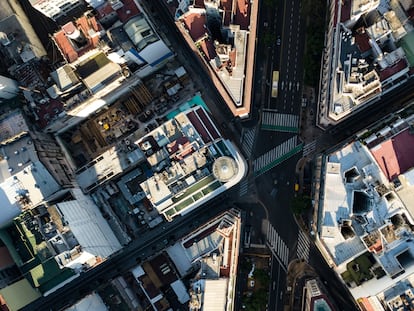 Vista aérea de Buenos Aires.