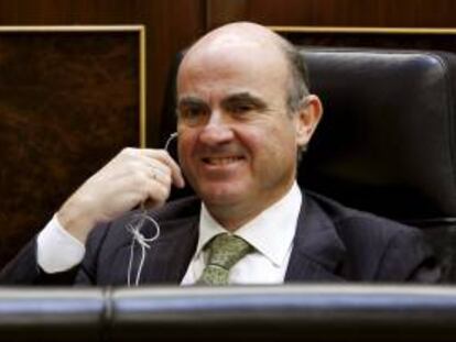 El ministro de Economía, Luis de Guindos.