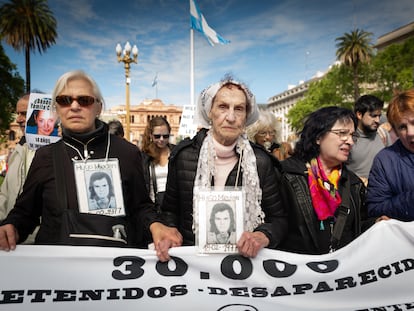 Una concentración de las Madres de Plaza de Mayo, en Buenos Aires, el pasado jueves.