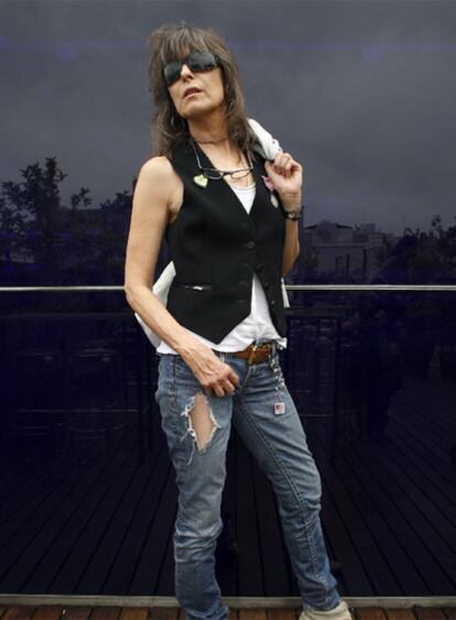 Chrissie Hynde, en su visita estos días a Madrid.