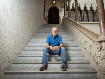 Ramón López de Mántaras, profesor del CSIC, en el Palau Macaya de Barcelona, el pasado 6 de julio.