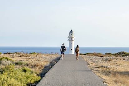 El faro de Cap de Barbaria, en la isla de Formentera.