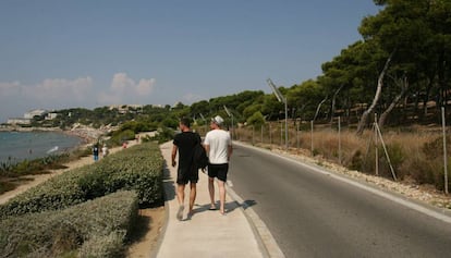 Imatge de la zona on es construirà el Barcelona World.