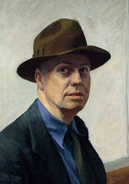 <i>Autorretrato</i> (1925-1930), de Hopper, procedente del Whitney Museum of American Art de Nueva York. 

/ REUTERS
