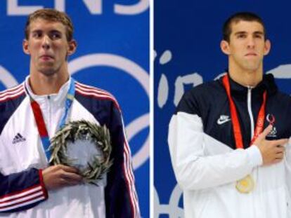Phelps, con el oro de los tres Juegos consecutivos.