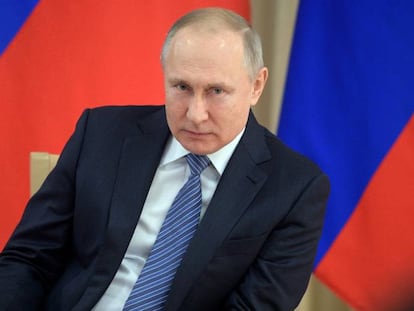 Vladímir Putin, presidente ruso, en marzo.