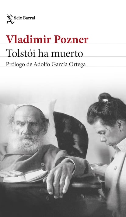 Portada de 'Tolstói ha muerto', de Vladimir  Pozner.