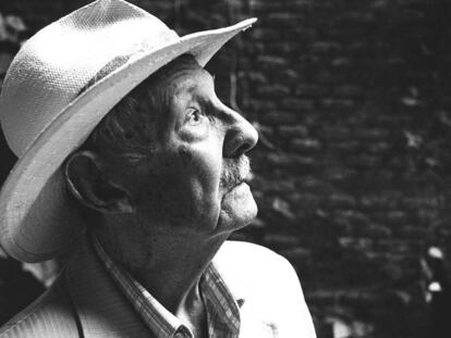 Carlos Franqui, retratado en fechas recientes por el fotógrafo cubano Orlando Jiménez Leal.