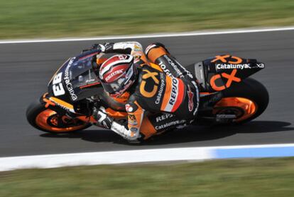 Marc Márquez rueda durante la carrera de Moto2 del pasado Gran Premio de Australia.