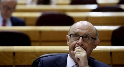 Ell ministro de Hacienda, Cristóbal Montoro.