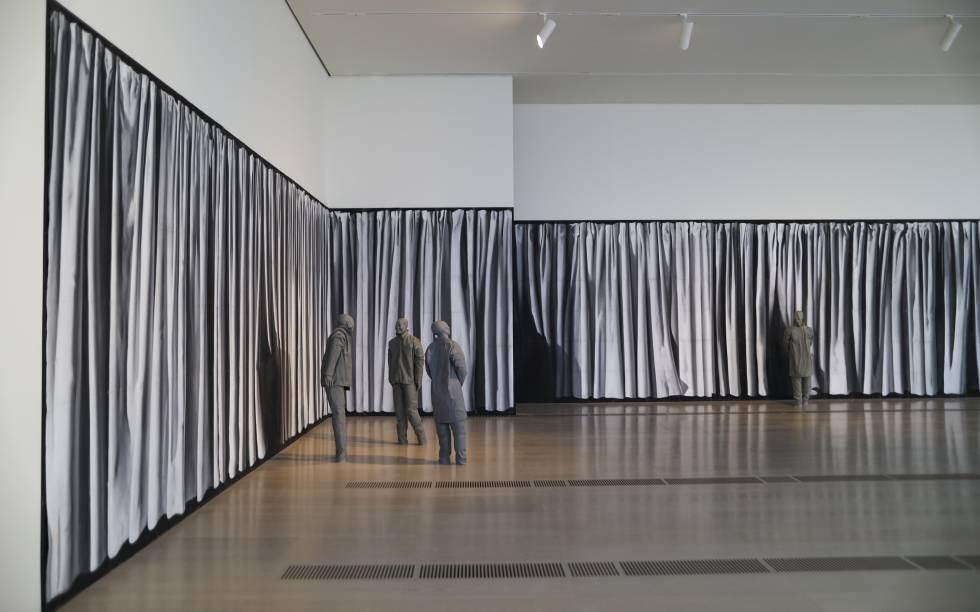 La instalación 'The Nature of Visual Illusion' (1994-1997), en la exposición sobre Juan Muñoz.